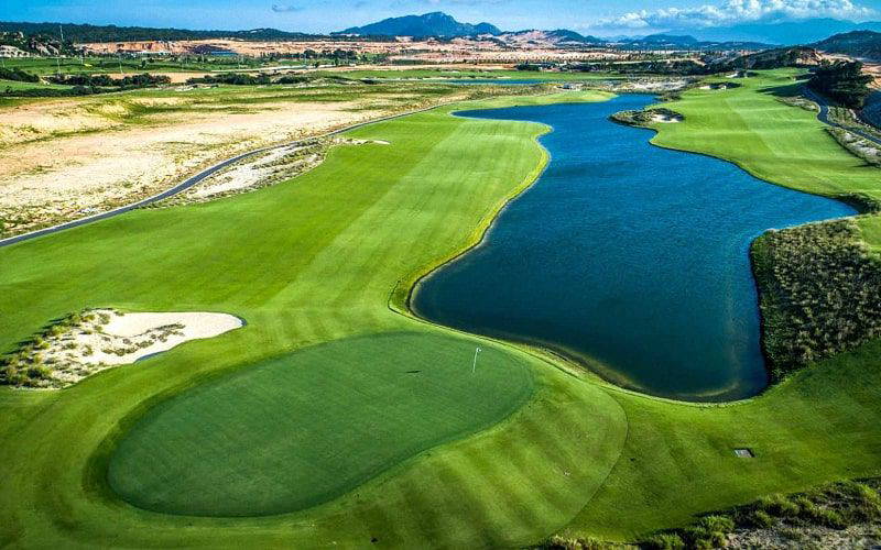 Water Hazard, Green, Sonadezi Chau Duc Golf Course, Ho Chi Minh, Vietnam